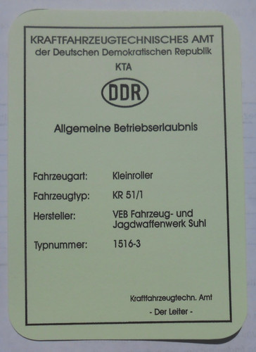 Abe ddr kleinroller - ddr,, schwalbe