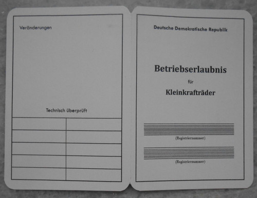 Betriebserlaubnis für s51b1 - für, s51b1-3
