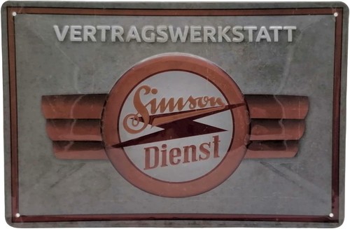 Simson blechschild - simson,