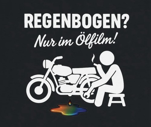Simson regenbogen aufkleber - regenbogen,