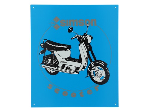 Blechschild simson sr50 - blechschild,