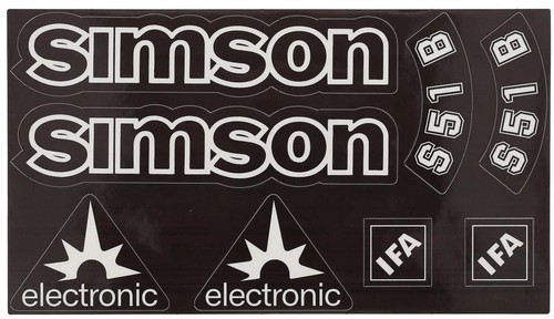 Simson s51 aufkleber - simson, b