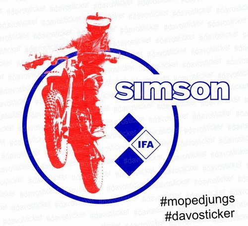 Sticker simson moto - simson,