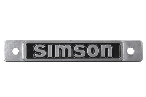 Simson plakette zur sitzbank - plakette,