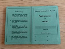 Simson Papiere 6 stück