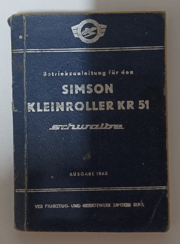Simson betriebsanleitung - simson,