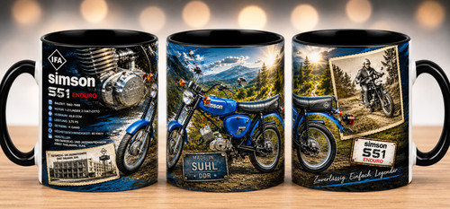 Simson enduro tasse - simson, 51
