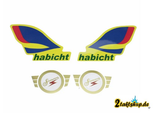 Abziehbild aufkleber simson - abziehbild,