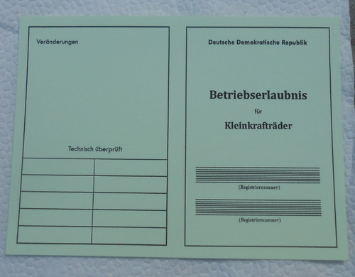 Betriebserlaubnis für kr51 - betriebserlaubnis, kr51/1