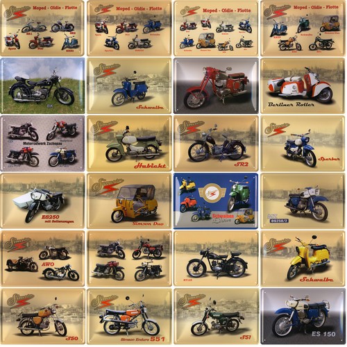 Werkstatt blechschild moped - werkstatt,